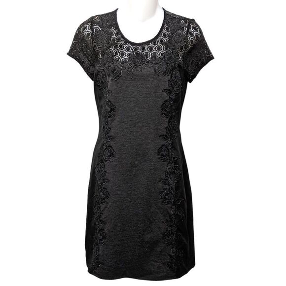 NWT 41 HAWTHORN Crochet Lace Stretch Dress S - Picture 2 of 8
